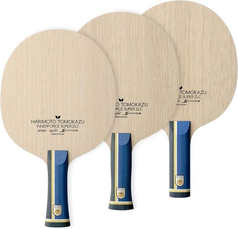 Butterfly Harimoto Innerforce Super ZLC Table Tennis Blade - Super ZL Carbon Blade - Professional Butterfly Table Tennis Blade - Available in an, FL, and ST Shakehand Handle Styles - Made in Japan in Saudi Arabia