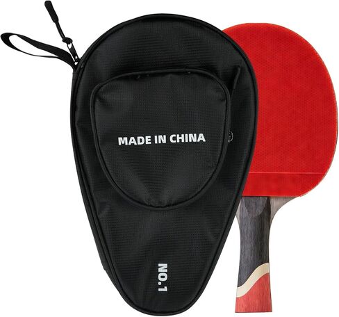 غطاء مجداف بينج بونج متوافق مع ستيجا - حقيبة تنس الطاولة لمجدافين و7 كرات، حقيبة مجداف ذات سعة كبيرة مع حقيبة كرة منفصلة، ​​حقيبة تخزين مقاومة للماء والصدمات in Kuwait