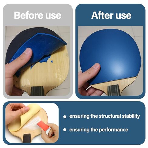 100ml Table Tennis Glue, Quick Dry Racket Rubber and Blade Adhesive for Assembly and Maintenance, Strong Bonding, Prevents Peeling, Ensure Structural Stability & Performance in Kuwait