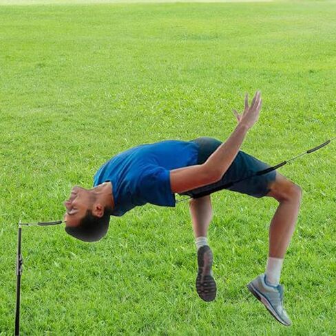 High Jump Training Equipment Bungee Elastic Crossbars Rubber Track and Field Jumping Crossbars for Beginner Bungee Cord in Kuwait