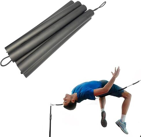 High Jump Training Equipment Bungee Elastic Crossbars Rubber Track and Field Jumping Crossbars for Beginner Bungee Cord in Kuwait