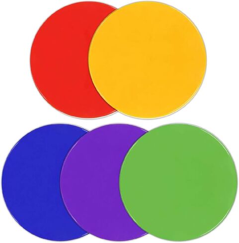 9 Inch Non Slip Rubber Agility Markers,Flat Field Cones Floor Dots for Soccer Basketball Sports Speed Agility Training and Drills(5Pcs,with Net Bag) in Saudi Arabia