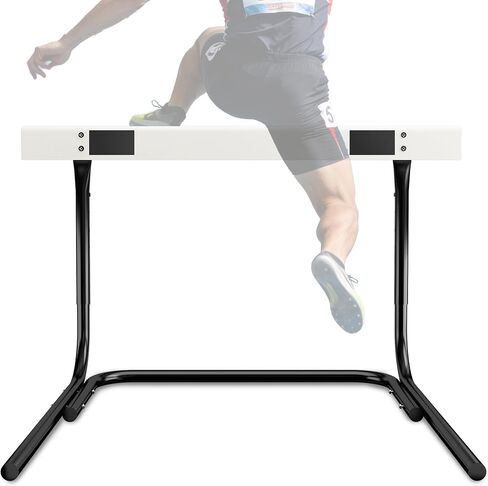 MR Height Adjustable Hurdle for Track and Field, Pro Athletic Hurdle with Heavy-Duty Base Counterweight, Anti-Tip Design for Sprint Training, Competition Practice, Speed Drills in Kuwait