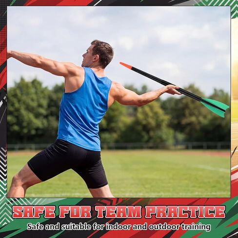 4 Pack 400 Grams Training Javelin for Beginners Track and Field Javelins Soft Plastic Javelin for Intermediate Advanced Throwers Baseball Softball Indoor Outdoor Throwing Skills Adult in Kuwait