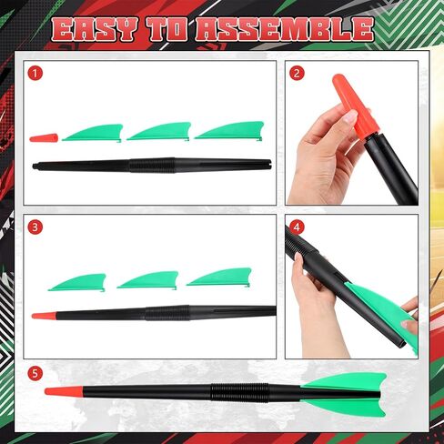 4 Pack 400 Grams Training Javelin for Beginners Track and Field Javelins Soft Plastic Javelin for Intermediate Advanced Throwers Baseball Softball Indoor Outdoor Throwing Skills Adult in Kuwait