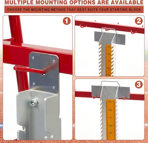 Track Field Starting Block Cart with Swivel Wheels Hold 10 to 12 Starting Blocks for Track and Field Teams and Leagues, Easy Transportation in Saudi Arabia