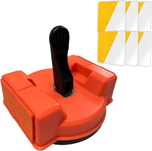 أداة تثبيت فجوة الأرضية، أدوات أرضية مصقولة كبيرة مقاس 4.7 بوصة، كوب شفط محسّن و6 قطع وسادات لاصقة للصفائح والخشب والبلاط وأداة إصلاح فجوة أرضية الفينيل - أدوات أرضيات متينة ومدمجة وفعالة in Kuwait