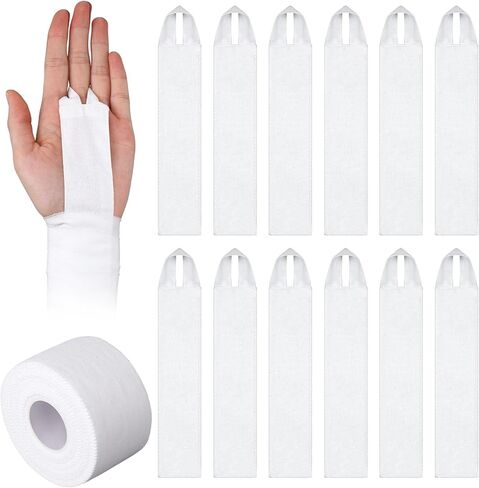 12 قطعة من مقابض شريط الجمباز وشريط رياضي بكرة واحدة لقضبان الجمباز، مقابض رياضية قابلة لإعادة الاستخدام، دعم قوي، واقي للكاحل والركبة، لوازم التدريب الرياضي in Kuwait