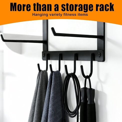 Yoga Mat Holder Wall Mount, Home Gym Storage Rack with Top Floating Shelf,Multifunctional Storage Rack for Yoga Mats, Foam Rollers, Resistance Bands, Home Gym Storage Organizer in Saudi Arabia