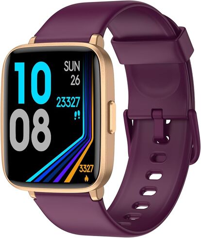 Fitness Tracker Watch with Heart Rate, Activity Tracker, Pedometer Watch | Step Counter, Heart Rate Monitor, Sleep Monitor, Alarm Clock, Stopwatch, Fitness Tracker, IP68 Waterproof Smart Watches in Kuwait