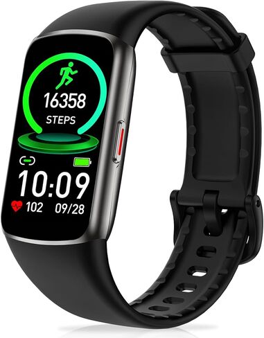 Fitness Tracker with 24/7 Heart Rate, Blood Oxygen Sleep Monitor, 123 Sports Modes Calories Smart Watch,IP68 Waterproof Step Counter Activity Trackers Health Pedometer for Women Men in Kuwait