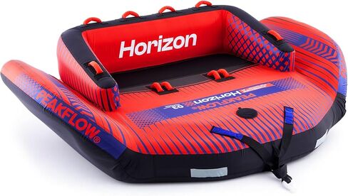 PEAKFLOW أنبوب قابل للقطر، أنبوب قارب، 2 نماذج متسابق، أنابيب للقوارب، بطانة PVC وغطاء نايلون كامل، وسادات إسفنجية EVA و8 مقابض EVA، صمام بوسطن السريع للاتصال السريع، 64x61 بوصة منتفخة، سلسلة Passione in Kuwait