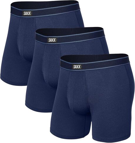 SAXX Underwear Co. - Men's Daytripper Boxer Brief Fly 3Pk With Built-In Pouch Support - Underwear For Men in Kuwait