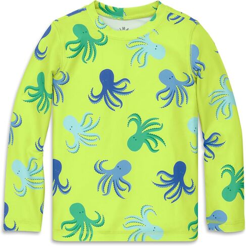 واقي من الطفح الجلدي بأكمام طويلة للأطفال من شركة أوكتوبوس بالز، عامل حماية من الأشعة فوق البنفسجية 50+، مصنوع من مواد معاد تدويرها in Kuwait