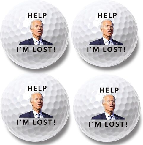 4 Pcs Funny Golf Balls for Birthday, Father’s Day Christmas Novelty Golfer Gift for Dad Coworkers Golfers Golf Lovers in Saudi Arabia