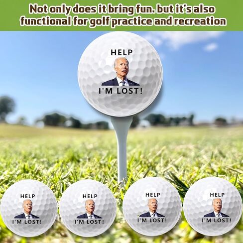4 Pcs Funny Golf Balls for Birthday, Father’s Day Christmas Novelty Golfer Gift for Dad Coworkers Golfers Golf Lovers in Saudi Arabia