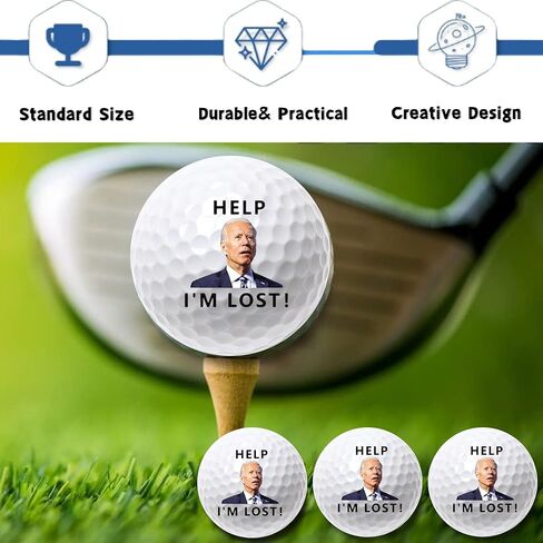 4 Pcs Funny Golf Balls for Birthday, Father’s Day Christmas Novelty Golfer Gift for Dad Coworkers Golfers Golf Lovers in Saudi Arabia