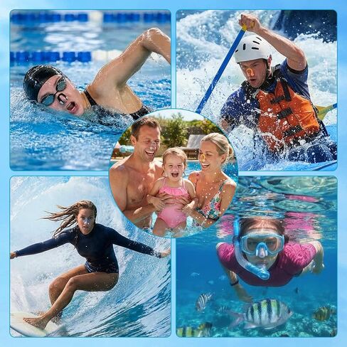 Pengxiaomei 15Pcs Swimming Nose Clips, Nose Plugs for Swimming with Waterproof Silica Gel for Kids (Age 7+) and Adults, Bright Colors in Kuwait