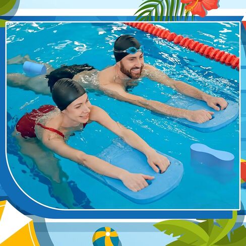 Outus 2 Pack Swimming Kickboard Pull Buoy Set Training Aid Float Leg Float Swimming Training Equipment Accessories for Adult Unisex Adult Beginners Water Exercise in Saudi Arabia