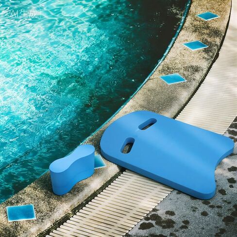Outus 2 Pack Swimming Kickboard Pull Buoy Set Training Aid Float Leg Float Swimming Training Equipment Accessories for Adult Unisex Adult Beginners Water Exercise in Saudi Arabia