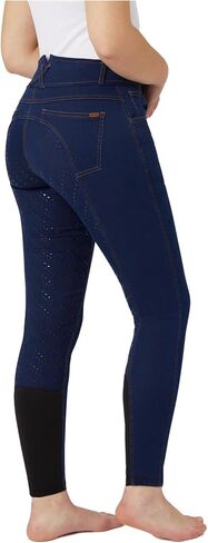 سراويل HORZE النسائية ذات المقعد الكامل من الدنيم in Kuwait