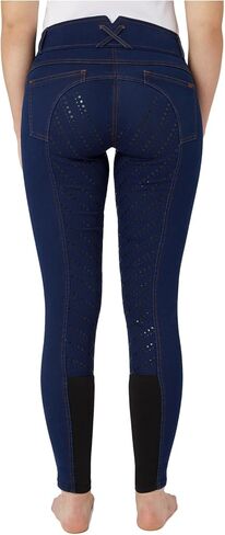 سراويل HORZE النسائية ذات المقعد الكامل من الدنيم in Kuwait