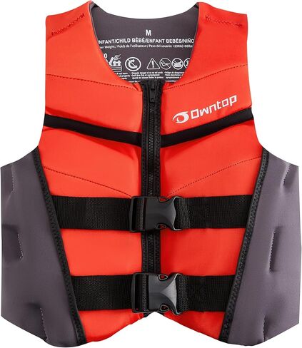 سترة السباحة Owntop للأطفال الشباب | سترة سباحة من النيوبرين خفيفة الوزن وسريعة الجفاف | قوارب الكاياك، التدريب على السباحة، القوارب، الرياضات المائية | يصلح ل 50-125 رطلا in Kuwait