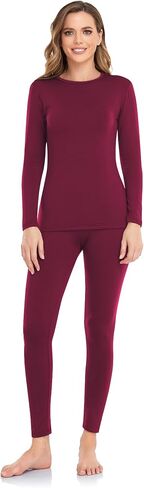 WEERTI Thermal Underwear for Women Long Johns with Fleece Lined, Base Layer Women Cold Weather Top Bottom in Saudi Arabia