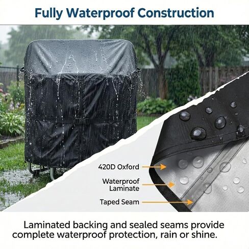 غطاء ترامبولين مقاس 55 بوصة، غطاء ترامبولين دائري مقاوم للماء للأطفال، حماية من الطقس ضد الرياح، مضاد للتجميع، مقاوم للأشعة فوق البنفسجية 420D أكسفورد in Kuwait