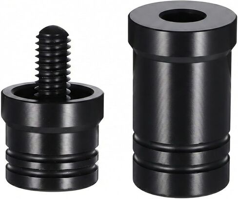 Pool Cue Joint Protector 2 PCS 5/16 x 18 Billiard Cue Joint Protector Black Stick Joint-Protector for Players Pool Billiard Cues in Kuwait