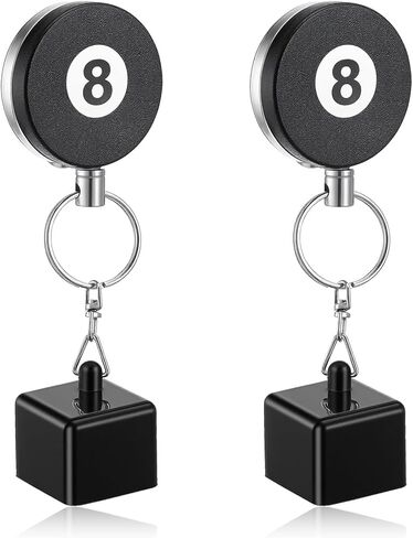 2 Pcs Chalk Holder Pool Billiards - Retractable Cue Chalk Holder Pool with Belt Clip - Snooker Billiards Accessories in Kuwait