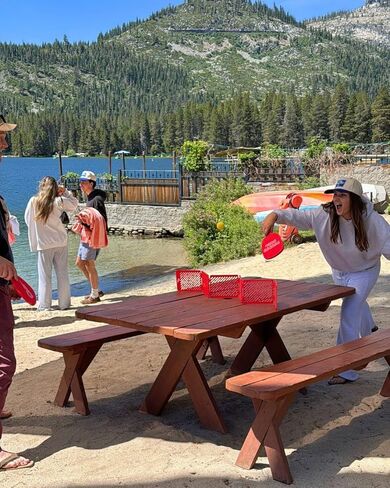 Ping Pong, Reinvented | Any Surface, Indoor or Outdoor Portable Paddle Sport| 3-Speed Foam Balls, 4 Premium Paddles, Free-Standing Net, Carry Bag: Whisper Quiet, 60-Sec Setup in Saudi Arabia