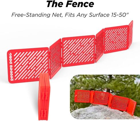 Ping Pong, Reinvented | Any Surface, Indoor or Outdoor Portable Paddle Sport| 3-Speed Foam Balls, 4 Premium Paddles, Free-Standing Net, Carry Bag: Whisper Quiet, 60-Sec Setup in Saudi Arabia