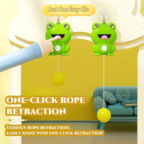 لعبة بينج بونج للباب الكرتوني فوق الباب، مدرب بينج بونج للعبة المدخل قابل للتعديل، مجموعة أدوات بينج بونج للمبتدئين، مجموعة تمارين تنس الطاولة المحمولة مع مضاربين و5 كرات in Kuwait