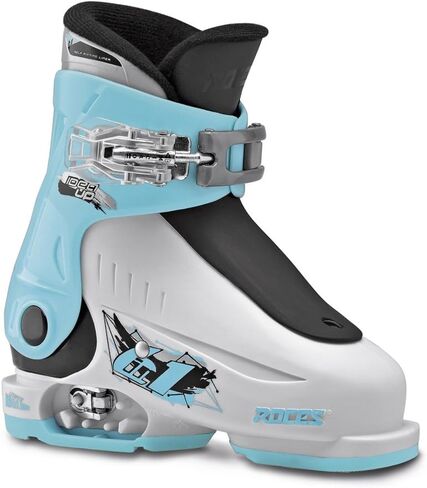 Roces Idea Up G Girls Ski Boots - 16-18/White-Light Blue-Black in Kuwait