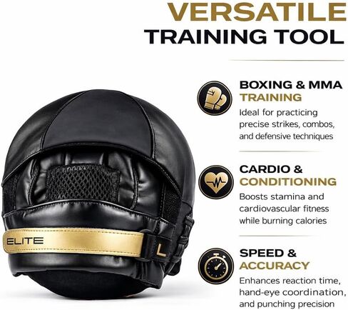 قفازات الملاكمة TORA Elite - وسادات تركيز احترافية للسرعة والدقة والتدريب على الملاكمة in Saudi Arabia