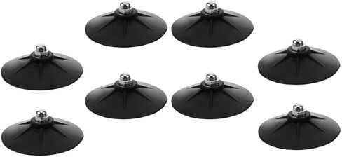 minkissy 8pcs Boxing Bag Suction Cups Replacement Base Heavy Duty Rubber Standing Punch Bag Fixing Parts Training Accessories in Saudi Arabia