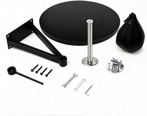 منصة حقيبة السرعة، حامل حقيبة السرعة، ارتفاع قابل للتعديل مع حقيبة سرعة دوارة لتدريبات الملاكمة، واللكم، وممارسة الرياضة in Kuwait