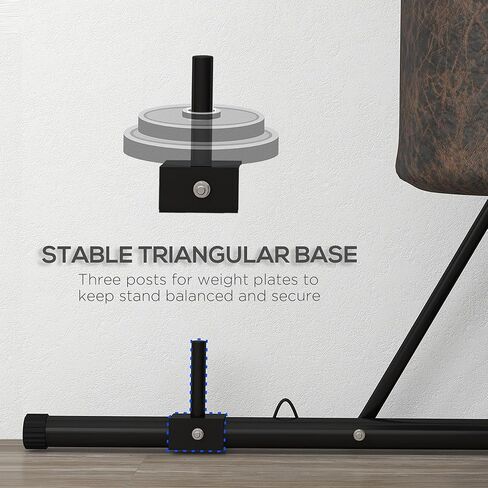 Foldable Heavy Punch Bag Stand with Height Adjustable Weighted Base and Free-Standing Strong High-Performance Design System in Saudi Arabia