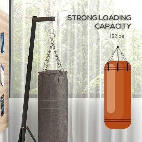 Foldable Heavy Punch Bag Stand with Height Adjustable Weighted Base and Free-Standing Enhanced High-Performance Design System in Saudi Arabia