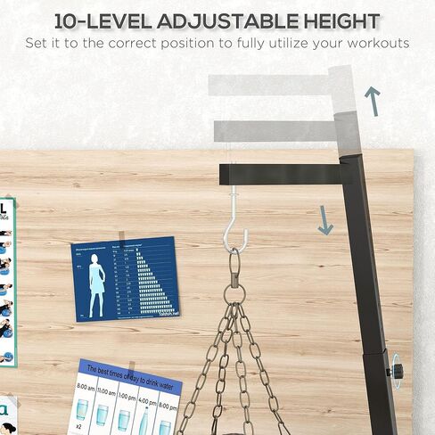 Foldable Heavy Punch Bag Stand with Height Adjustable Weighted Base and Free-Standing Durable High-Performance Design System in Kuwait