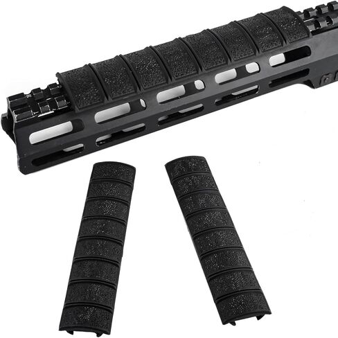 غطاء السكك الحديدية Picatinny مقاس 6.25 بوصة، غطاء السكك الحديدية الواقية المتقلب لسكة Picatinny مقاس 20 مم، 3 عبوات من أغطية السكك الحديدية Picatinny للصيد (أسود) in Kuwait