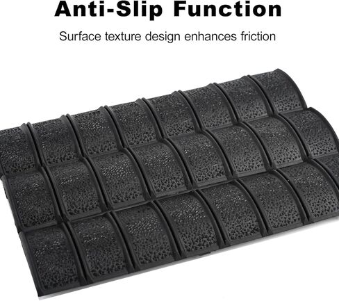 غطاء السكك الحديدية Picatinny مقاس 6.25 بوصة، غطاء السكك الحديدية الواقية المتقلب لسكة Picatinny مقاس 20 مم، 3 عبوات من أغطية السكك الحديدية Picatinny للصيد (أسود) in Kuwait