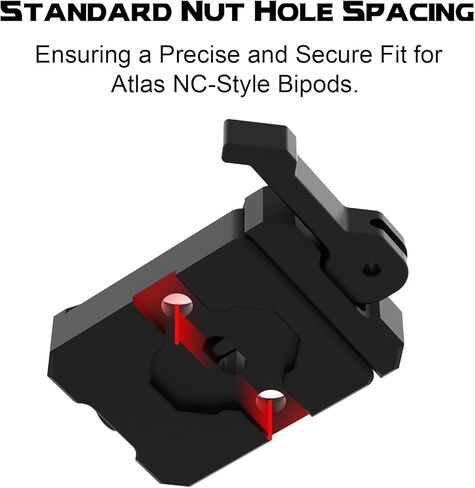محول ARCA-Swiss Bipod QD لـ Harris & Atlas NC Bipod in Kuwait