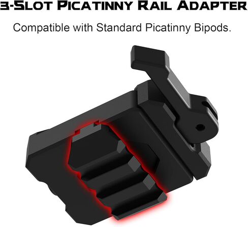 محول ARCA-Swiss Bipod QD لـ Harris & Atlas NC Bipod in Kuwait