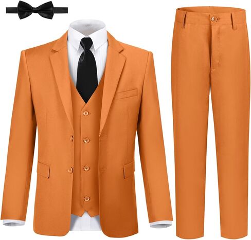 JPF Boy's Formal Suit Set Slim Fit Kids Tuxedo Suits for Wedding Teen Toddler Boy Dress Suit Outfit in Kuwait