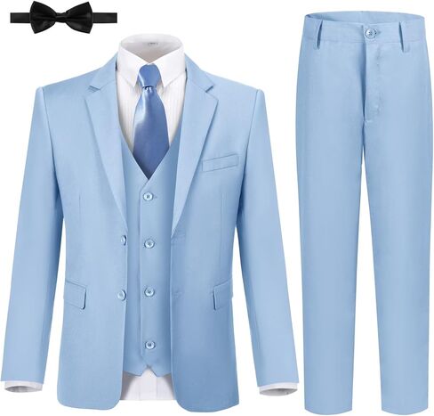 JPF Boy's Formal Suit Set Slim Fit Kids Tuxedo Suits for Wedding Teen Toddler Boy Dress Suit Outfit in Saudi Arabia