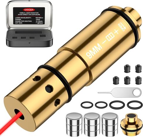 نظام التدريب على الحرائق الجافة بخرطوشة ليزر مقاس 9 مم مع 3 بطاريات للتدريب على الحرائق الجافة والتدريب على الرماية in Kuwait