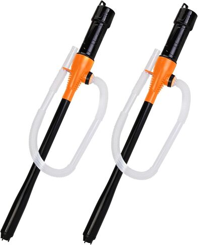 2 PCS Portable Power Battery Pump, Electric Fuel Transfer Pump HandHeld Water Transfer Pump,2.2 Gallons per Min, siphon pump for Fuel Water Gas Fish Tank (2) in Saudi Arabia