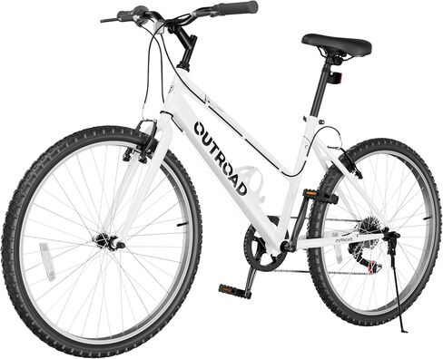 دراجة ركاب مقاس 26 بوصة ذات 7 سرعات، دراجة كروزر للرجال/دراجة جبلية/دراجة هجينة، فرامل على شكل حرف V، إطار معدني، دراجة للبالغين (أسود، أبيض، أزرق، أخضر، أرجواني، وردي) in Kuwait